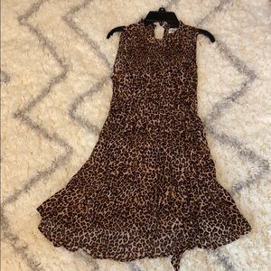 Ten sixty Sherman girls cheetah print dress
